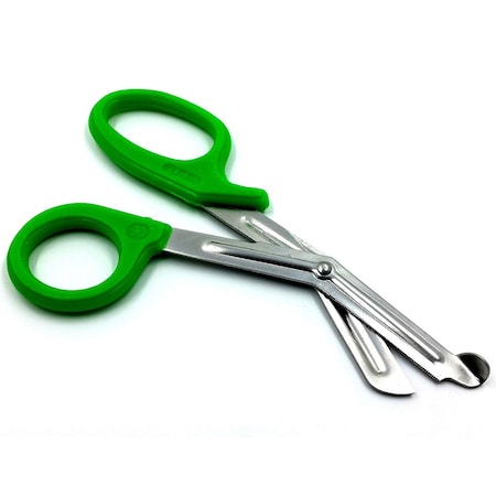 A2Z Scilab Green Handle with Stainless Steel Blades Trauma Shears 7.25" A2Z-ZR182